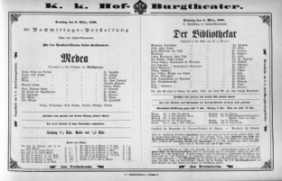 Theaterzettel (Oper und Burgtheater in Wien) 18980306 Seite: 2