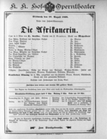 Theaterzettel (Oper und Burgtheater in Wien) 18980810 Seite: 1