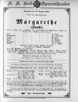 Theaterzettel (Oper und Burgtheater in Wien) 18980816 Seite: 1