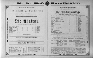 Theaterzettel (Oper und Burgtheater in Wien) 18981120 Seite: 2