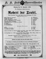 Theaterzettel (Oper und Burgtheater in Wien) 18981211 Seite: 1