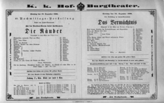 Theaterzettel (Oper und Burgtheater in Wien) 18981218 Seite: 2