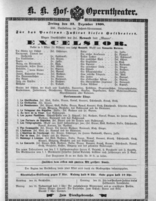 Theaterzettel (Oper und Burgtheater in Wien) 18981223 Seite: 1