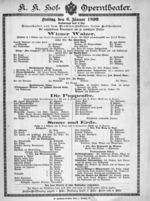 Theaterzettel (Oper und Burgtheater in Wien) 18990106 Seite: 2
