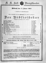 Theaterzettel (Oper und Burgtheater in Wien) 18990111 Seite: 3