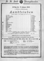 Theaterzettel (Oper und Burgtheater in Wien) 18990113 Seite: 2
