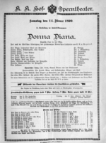 Theaterzettel (Oper und Burgtheater in Wien) 18990114 Seite: 1