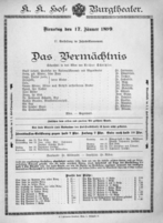 Theaterzettel (Oper und Burgtheater in Wien) 18990117 Seite: 2
