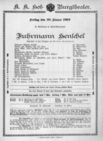 Theaterzettel (Oper und Burgtheater in Wien) 18990120 Seite: 2