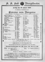 Theaterzettel (Oper und Burgtheater in Wien) 18990127 Seite: 2