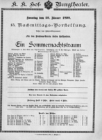 Theaterzettel (Oper und Burgtheater in Wien) 18990129 Seite: 2