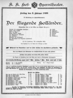 Theaterzettel (Oper und Burgtheater in Wien) 18990203 Seite: 1