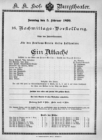 Theaterzettel (Oper und Burgtheater in Wien) 18990205 Seite: 2