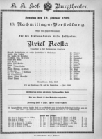 Theaterzettel (Oper und Burgtheater in Wien) 18990219 Seite: 2