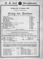 Theaterzettel (Oper und Burgtheater in Wien) 18990219 Seite: 3