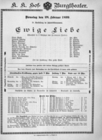 Theaterzettel (Oper und Burgtheater in Wien) 18990228 Seite: 2