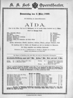 Theaterzettel (Oper und Burgtheater in Wien) 18990302 Seite: 1