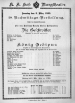 Theaterzettel (Oper und Burgtheater in Wien) 18990305 Seite: 3