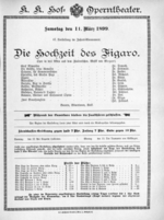 Theaterzettel (Oper und Burgtheater in Wien) 18990311 Seite: 1