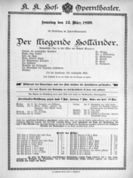 Theaterzettel (Oper und Burgtheater in Wien) 18990312 Seite: 1