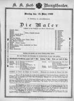 Theaterzettel (Oper und Burgtheater in Wien) 18990313 Seite: 2