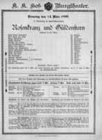Theaterzettel (Oper und Burgtheater in Wien) 18990314 Seite: 2