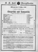 Theaterzettel (Oper und Burgtheater in Wien) 18990315 Seite: 2