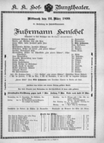Theaterzettel (Oper und Burgtheater in Wien) 18990322 Seite: 2