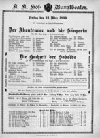 Theaterzettel (Oper und Burgtheater in Wien) 18990324 Seite: 2