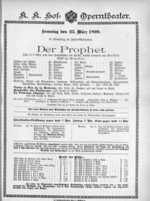 Theaterzettel (Oper und Burgtheater in Wien) 18990325 Seite: 1