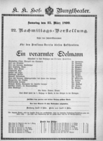 Theaterzettel (Oper und Burgtheater in Wien) 18990325 Seite: 2