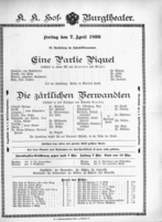 Theaterzettel (Oper und Burgtheater in Wien) 18990407 Seite: 2
