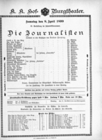 Theaterzettel (Oper und Burgtheater in Wien) 18990408 Seite: 2