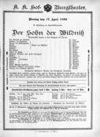 Theaterzettel (Oper und Burgtheater in Wien) 18990417 Seite: 2