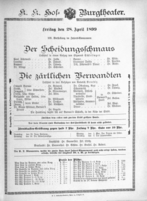 Theaterzettel (Oper und Burgtheater in Wien) 18990428 Seite: 2