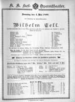 Theaterzettel (Oper und Burgtheater in Wien) 18990502 Seite: 1