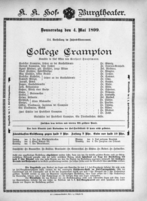 Theaterzettel (Oper und Burgtheater in Wien) 18990504 Seite: 2