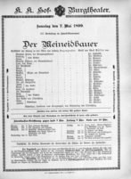 Theaterzettel (Oper und Burgtheater in Wien) 18990507 Seite: 2