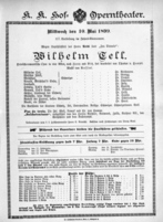 Theaterzettel (Oper und Burgtheater in Wien) 18990510 Seite: 1