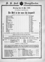 Theaterzettel (Oper und Burgtheater in Wien) 18990516 Seite: 2
