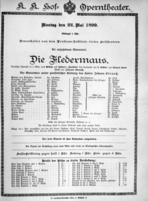 Theaterzettel (Oper und Burgtheater in Wien) 18990522 Seite: 1