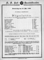 Theaterzettel (Oper und Burgtheater in Wien) 18990525 Seite: 1