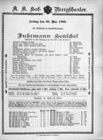 Theaterzettel (Oper und Burgtheater in Wien) 18990526 Seite: 2
