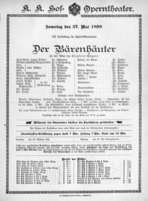 Theaterzettel (Oper und Burgtheater in Wien) 18990527 Seite: 2