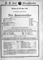 Theaterzettel (Oper und Burgtheater in Wien) 18990529 Seite: 2