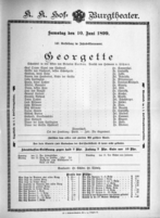 Theaterzettel (Oper und Burgtheater in Wien) 18990610 Seite: 2