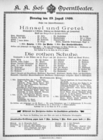 Theaterzettel (Oper und Burgtheater in Wien) 18990829 Seite: 1