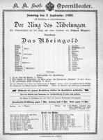 Theaterzettel (Oper und Burgtheater in Wien) 18990902 Seite: 1