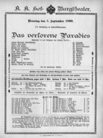 Theaterzettel (Oper und Burgtheater in Wien) 18990904 Seite: 2
