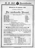 Theaterzettel (Oper und Burgtheater in Wien) 18990920 Seite: 2